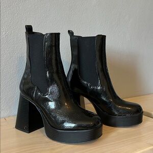 Circus NY Black Platform Ankle Boots